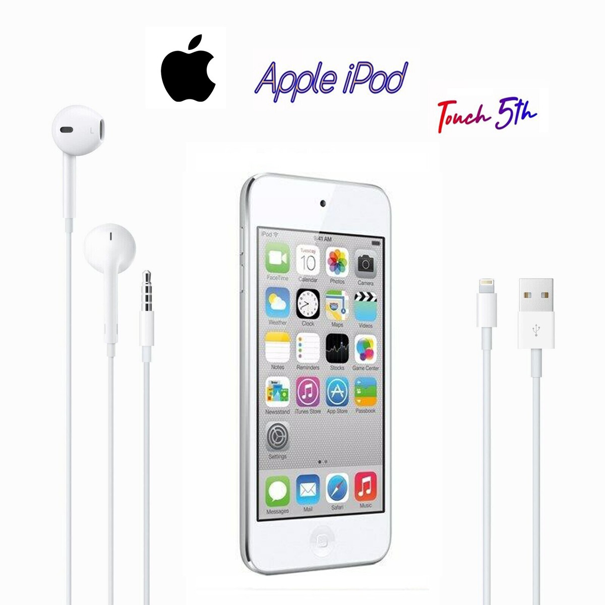 NEW Apple iPod Touch 5th Silver Generation (16GB 32GB 64GB) Sealed