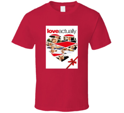 Love Actually Tee Classic Rom Com Christmas Holiday Movie T Shirt