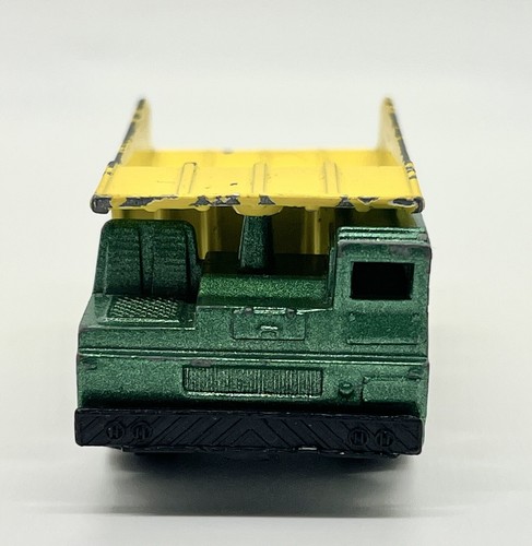Vintage/Matchbox/1989/Dump Truck/1:140 Scale /Green & Yellow/Mattel/ Die Cast - Picture 4 of 10