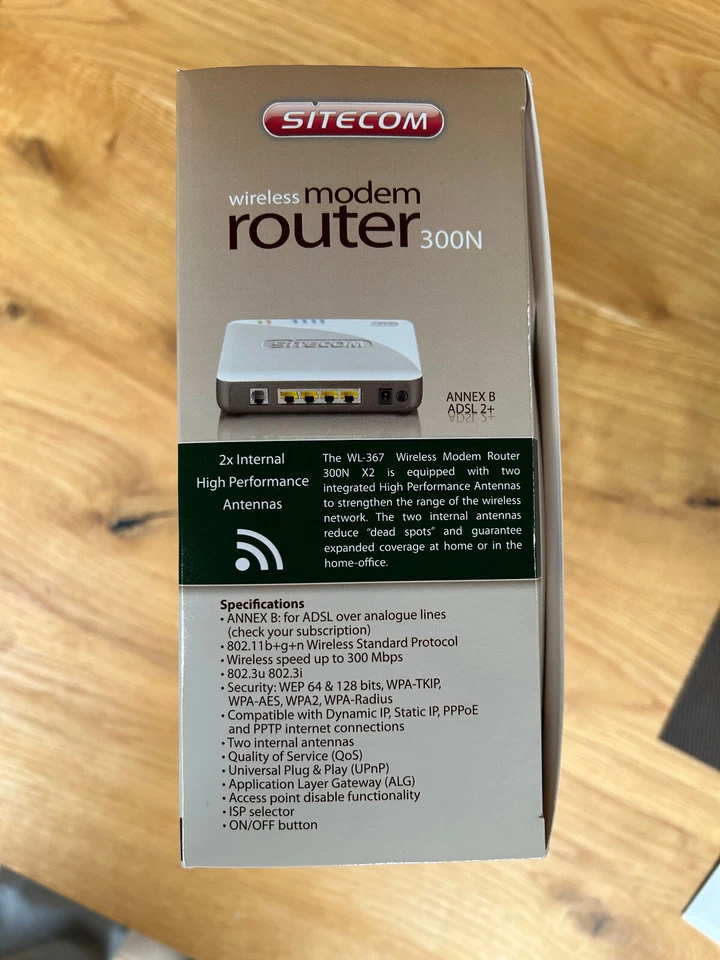 Wireless Modem Router 300N X2 4-Port Switch - Bild 3 von 4