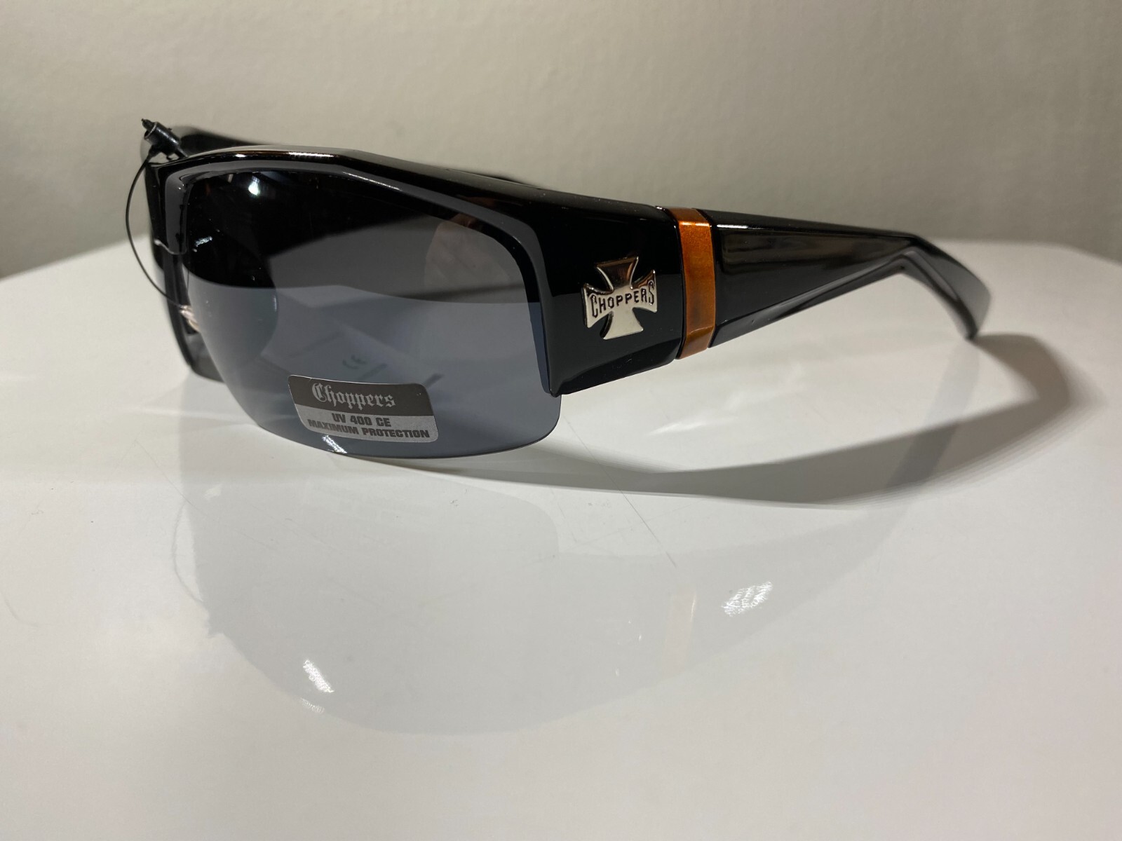 Men's Black Frame Smoke Lens Riding Sunglasses – Top Choice