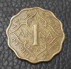 1943 British India One Anna — photo from another recent sale