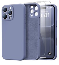 for iPhone 16 Pro Max Case, Compatible with MagSafe, Shockproof Baby Blue