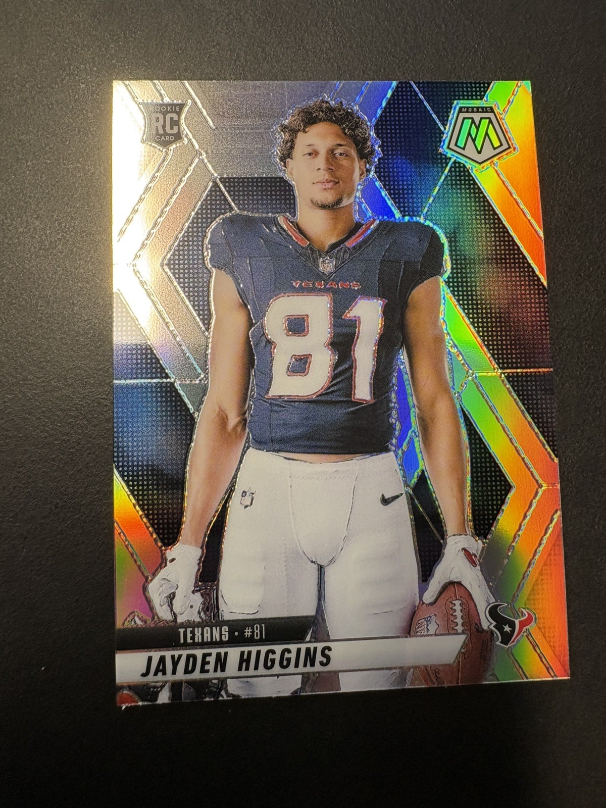 🔥 2025 Panini Mosaic Jayden Higgins RC Rookie Variation Silver Prizm #286