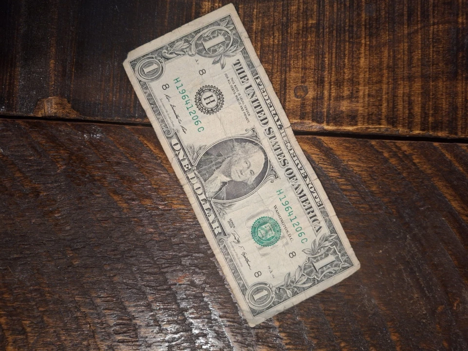 Birthday Note I Dollar Bill  1964 Dec 12 - Image 2 of 4