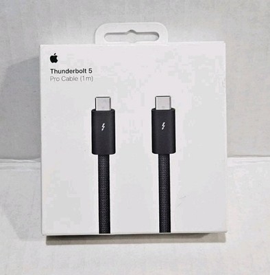 Apple Thunderbolt 5 Pro Cable (USB-C) (1m) MDW94AM/A - Black 