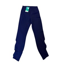 HALARA High Waisted Navy Leggings with Cutout Details and Pockets Size S 7/8