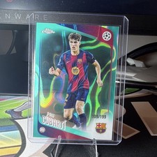 Topps Chrome UEFA UCC 2024-25 Pau Cubarsí FC Barcelona #183 /199