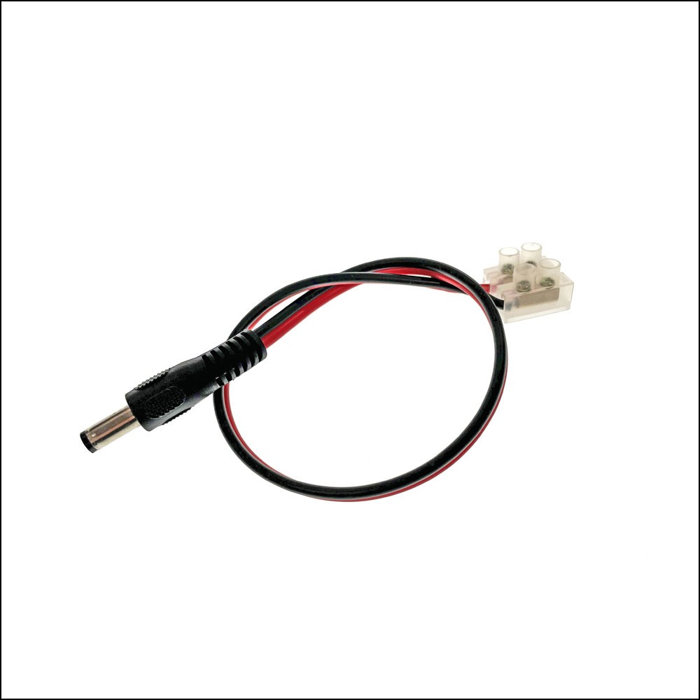 Tiger Power Supplies 2.1mm Female Conn to Term Red/Blk Cable