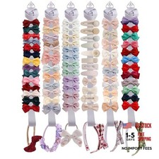 6PCS Bow Holder Hair Organizer - Baby Decorative Hair - 6pcs-Hui