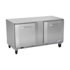 Victory VUF60HC 60" 2-Door Undercounter Freezer, Stainless Steel, V Core Sel...