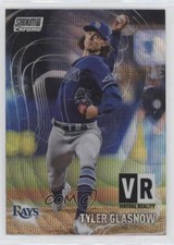 2021 Topps Stadium Club Chrome Virtual Reality Wave Refractor Tyler Glasnow d4f