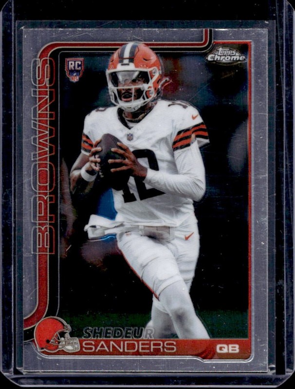 2025 Topps Chrome Shedeur Sanders RC #315 Browns Rookie