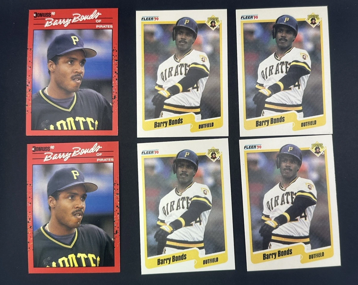 Fleer Barry Bonds 1990 Season Baseball Sports Trading Cards