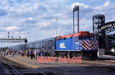 FOTO USA EISENBAHN METRA 116 JOLIET 26. JUNI 2003