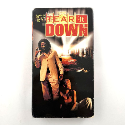 TEAR IT DOWN VHS Thriller DEJ Productions 1999 Richard Eden Glenn Plummer