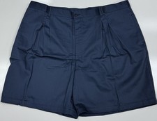 USGI Men  s Pleated Navy Blue Summer Shorts, Size 46, 100 Cotton, NOS