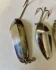 Lot of 7 Vintage Metal Fishing Spoons Hammered & Chrome – Pike/Walleye/Salmon — photo 10