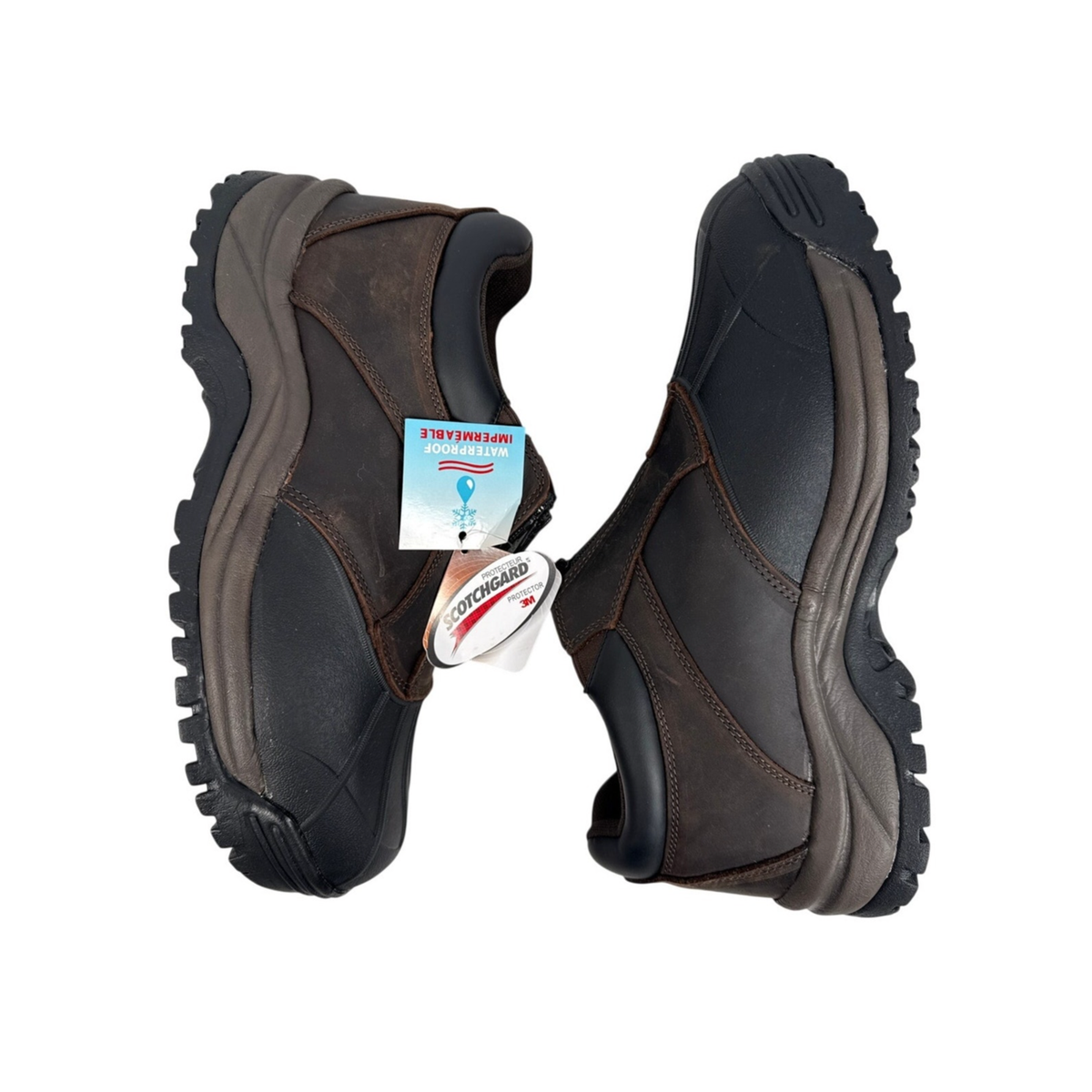 Propet Blizzard Snow Shoes Mens 11 D Waterproof Brown Leather Insulated Zipper Propet Blizzard Snow Boots Mens 11 D WP Brown Leather Center  main image 3