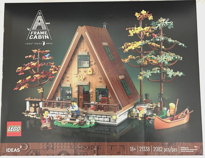 LEGO Ideas 21338 A-Frame Cabin   New, Sealed, Outer Box Damage (see pics)