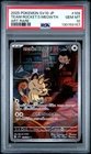 Team Rocket’s Meowth 109/098 PSA 10 GEM MINT Pokemon Card AR Art Rare Japanese