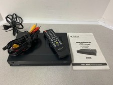  Apex DT250A Digital TV Converter Box Analog Pass Through w/Cables,Remote,Manua