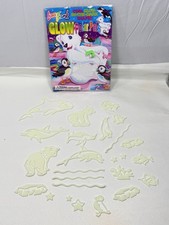 Vintage Lisa Frank Glow Polar Pals 25 Pieces Glow In The Dark Via Penguin Bear