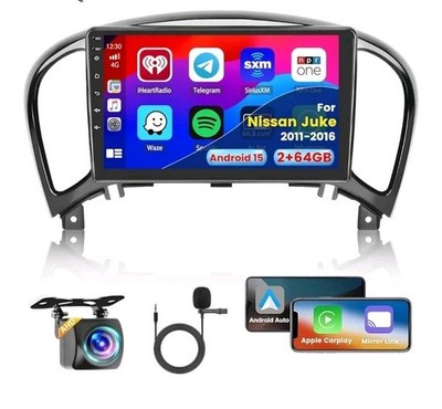 Apple Carplay For Nissan Juke 2011-2016 Car Radio 2+64GB Android 15 Navig.. GPS