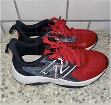 New Balance Kid  s Rave Run v2 Lace Up Running Shoe Size 1 in Red/Black