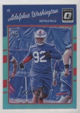 2016 Donruss Optic Rookies Aqua 16/299 Adolphus Washington #102 he4