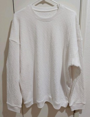 CH Mens Set of 3 Tops: White Sweatshirt, White Hoodie, Black Sweatshirt- Size M