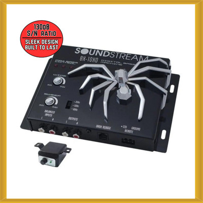 Soundstream BX-10X D Car Audio Bass Restoration Processor with Remote Control