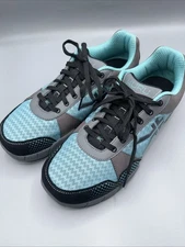 KURU Women's Quantum Glacial Walking Sneakers Shoes Gray/Blue/Blk Sz 12W US