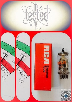 RCA 12AU7 HOLLAND / MULLARD GAB Code TESTED 100/100 Balanced NOS Strength