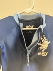 Bluey Blue Rash Guard Swim Top 12M Long Sleeve Half Zip Bluey Character — photo 2