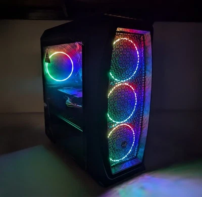 🔥Gaming RGB Beast PC RTX2060 | Intel i5 | 500GB SSD | 16GB RAM | Win 11 Pro🔥 - Bild 1 von 4