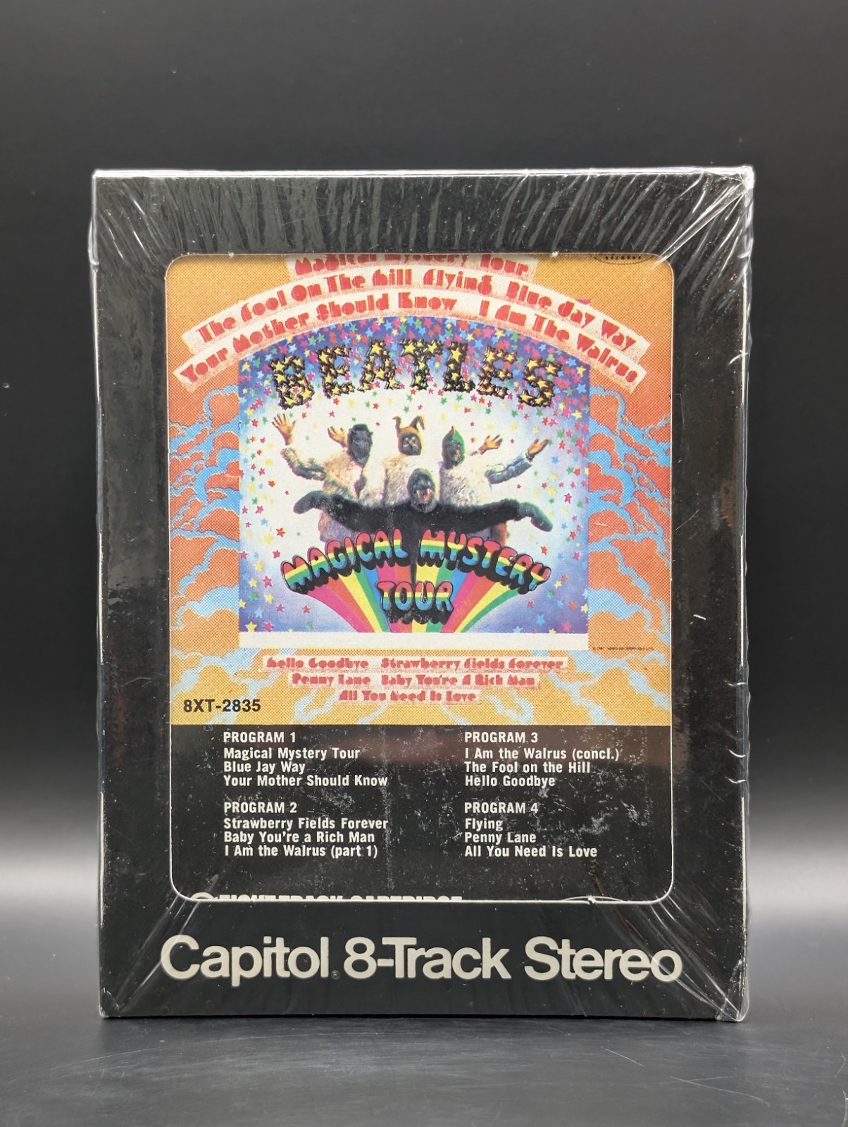 SEALED, The Beatles – Magical Mystery Tour 8XT-2835, 8-Track Cartridge, US, 1969