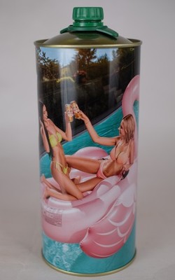 2021 SVIJANY Beer Can Pinup #07 Calendar Girl 2 l Liter Metal Bottle HALF GALLON