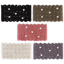 Pearl Winter Headbands for Women Girls Ear Warmers for Women Ear Covers for Cold