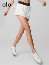 AIo Yoga Style Tennis Skirt with Built-in Short Women's 2-in-1 Skort Sport Cloth