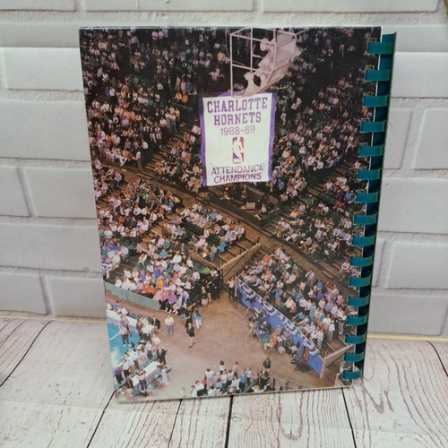 VTG Charlotte NC Hornets Basketball Cookbook 1989 Recipes From Players & Staff - Picture 10 of 10