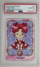 1996 Sailor Moon Carddass Part 3 20 Chibi Chibi PSA 10 Gem Mint POP 1 Bandai