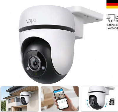 Tapo Tp-Link C500 WLAN Überwachungskamera Außen, 360° Sichtbereich, 1080P Auflös