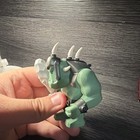 Bigfig Horned Figure Green/Black/Gray/White w/ Club Accessory For LEGO Castle — photo 2