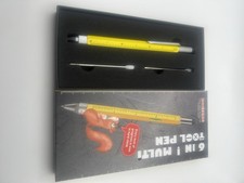 Pocione 6 in 1 Multi Tool Pen NIB Stylus Level Ruler Screwdriver