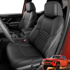 Full Set Seat Covers for Toyota Tacoma 2024-2026 4th Gen Double Cab Gas Only...