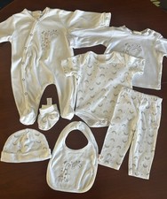 7 Piece Baby Bundle Set Outfit Babygrow  3-6 Month Bebe Bonito Rainbow Giraffe