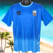 Argentina Lionel Messi Men's Soccer Tee Size M