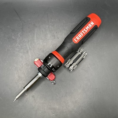 Craftsman Ratcheting Speed Drive Screwdriver w/Bit Set