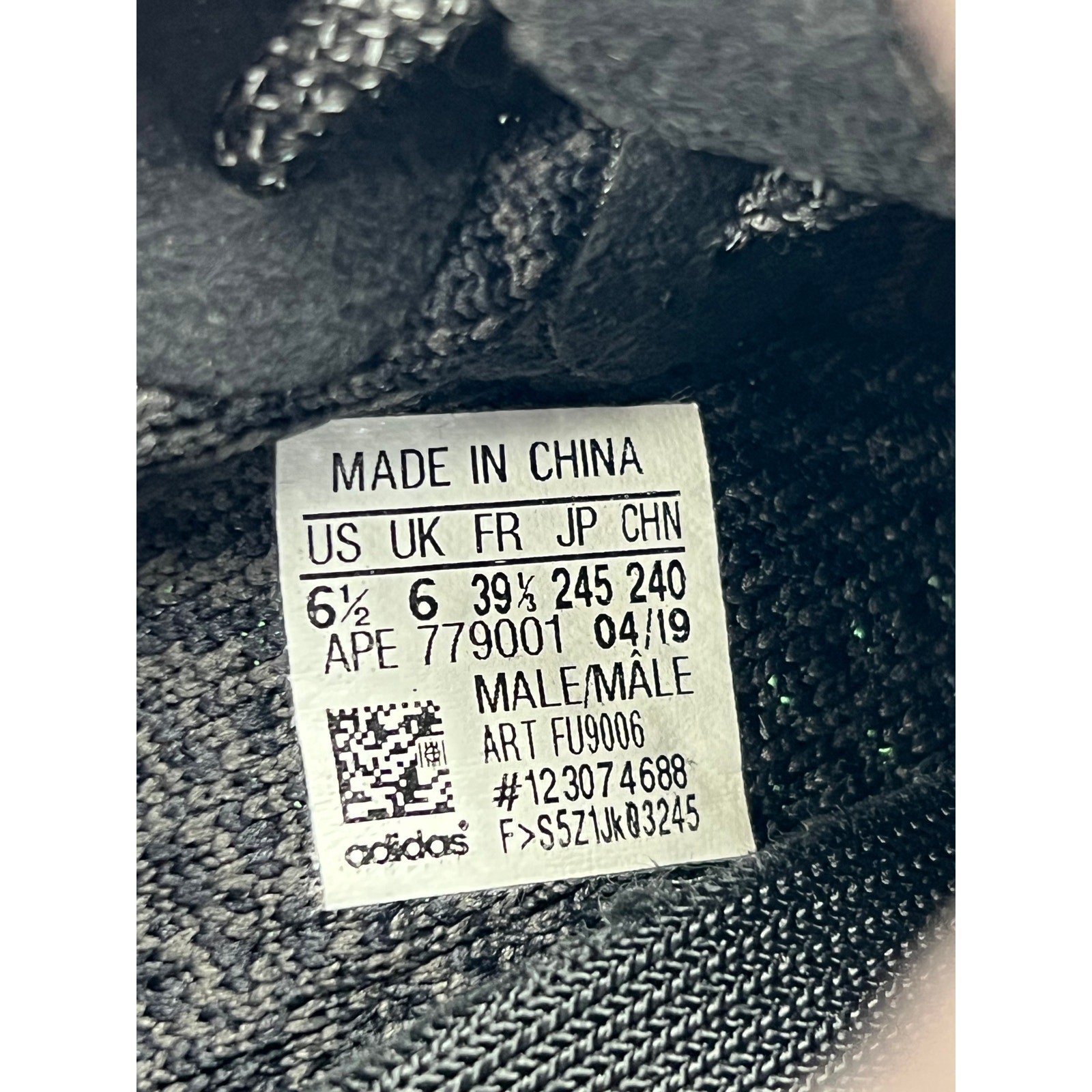 Adidas Yeezy Boost 350 V2 Black Non Reflective FU9006 SZ 6.5 thumbnail 9